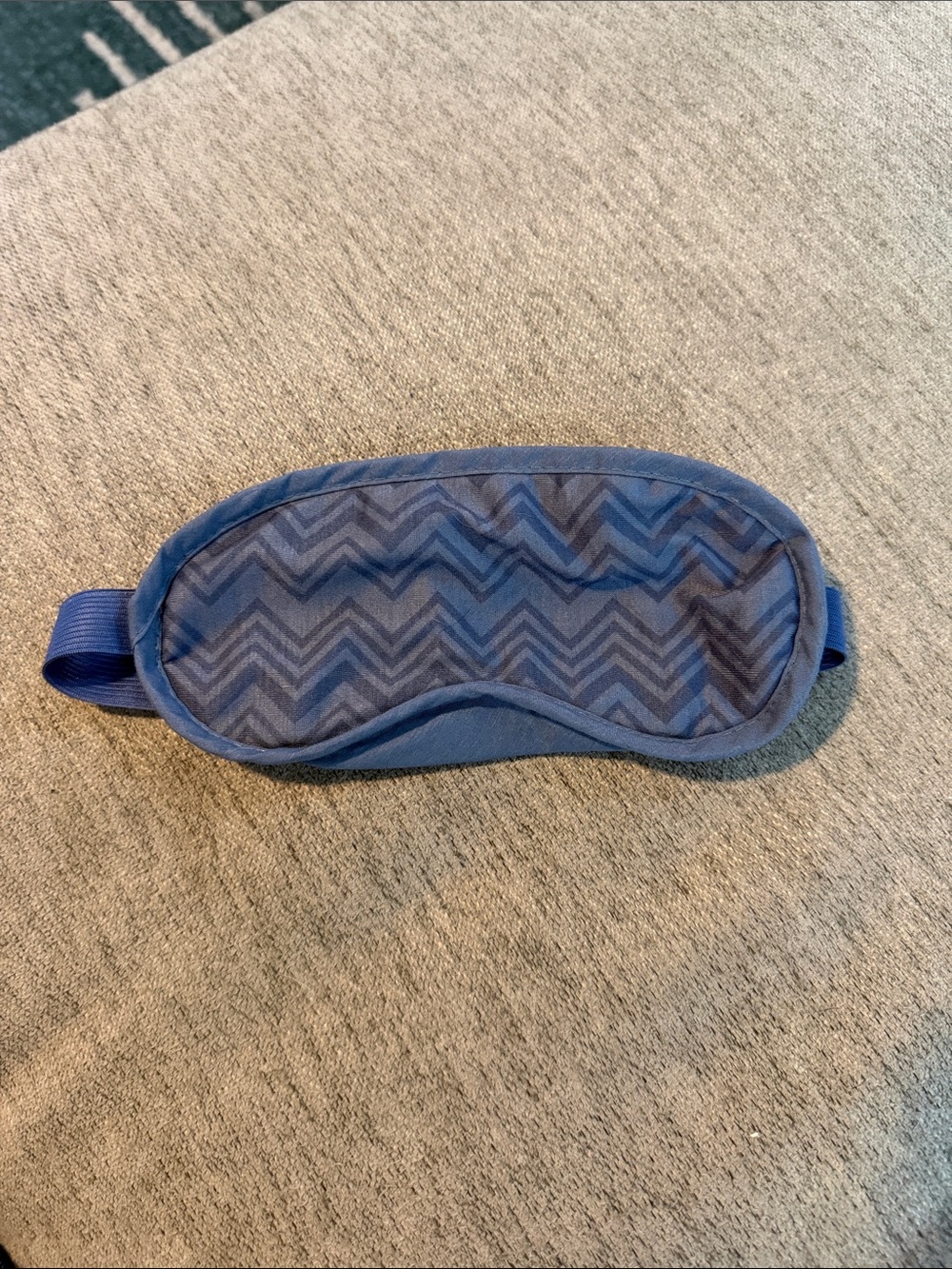 Missoni Chevron Sleep Mask in Blue